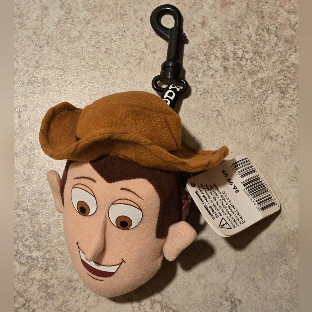 Woody Plush Keychain - Brown Cowboy Hat